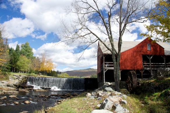 Weston Mill and waterfalls