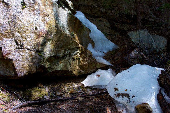 There's still some ice chunks left